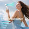 Pocket Portable Handheld Fan, High-Speed Turbo Jet Cooling Fan, Brushless Motor with Digital Display for Outdoor Travel