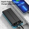 Solar Power Bank By Xiaomi Wireless Fast Charging Battery Large Capacity Portable Charger Dual USB 3