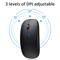 Optical Mice ,Slim Wireless Mouse, Ergonomic Design Mice With USB Receiver for PC Laptop