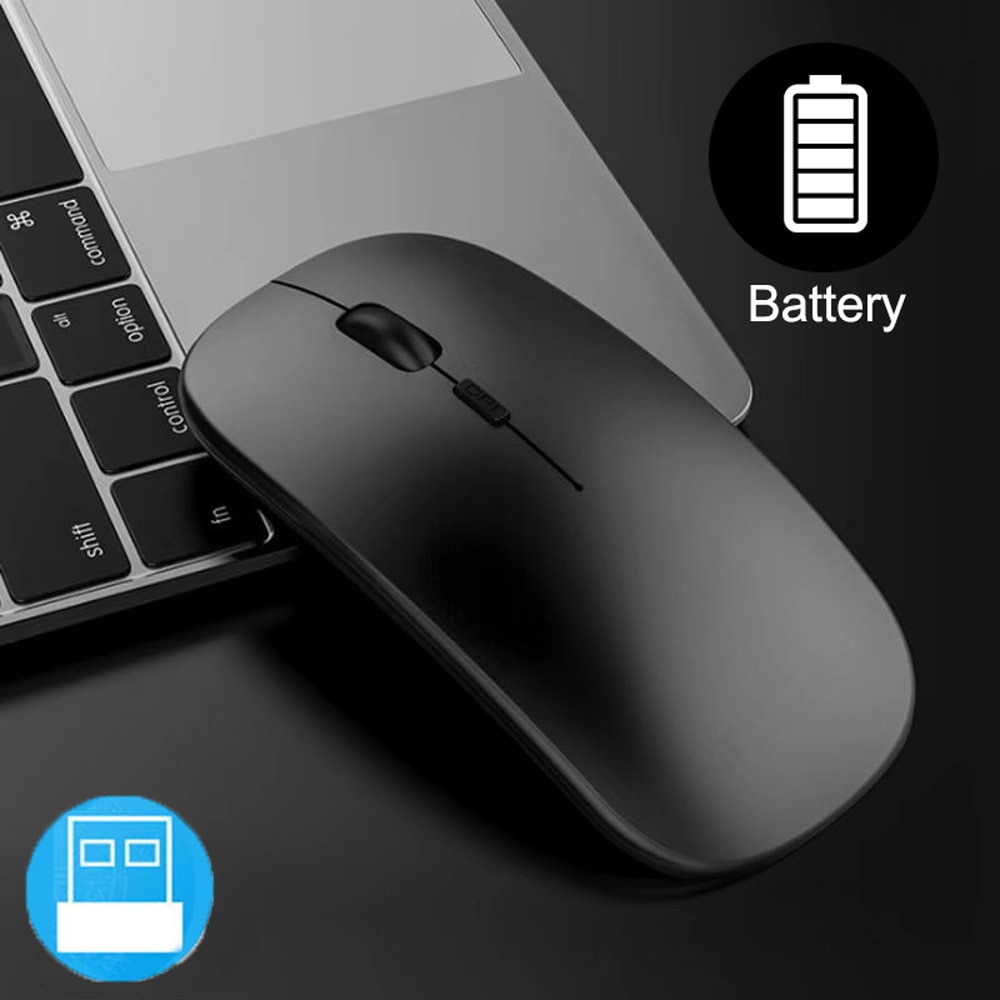 Optical Mice ,Slim Wireless Mouse, Ergonomic Design Mice With USB Receiver for PC Laptop