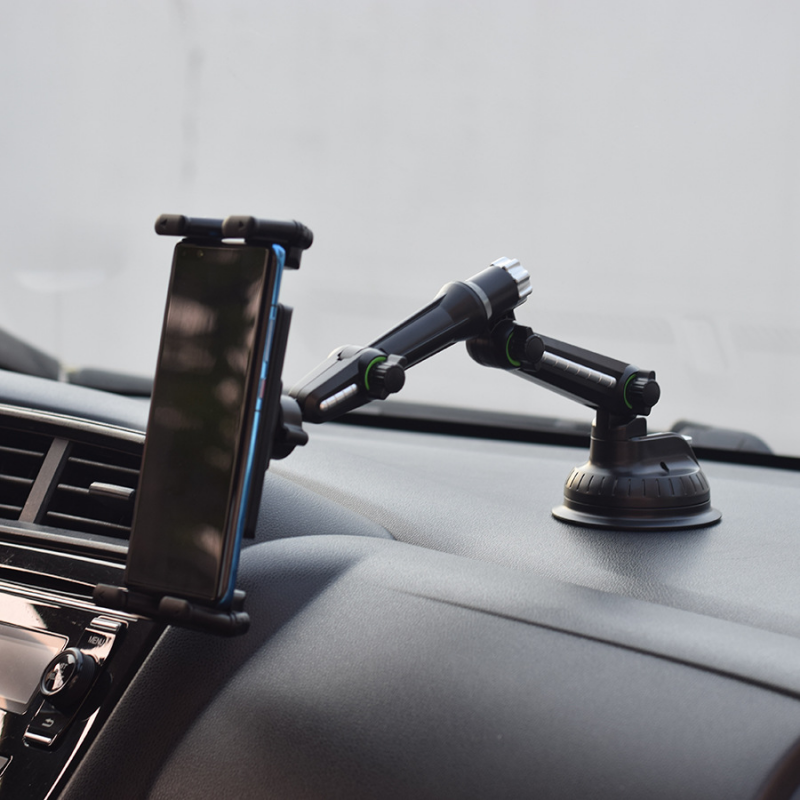 Car Tablet Holder Long Arm, Suction Cup Mount for iPad Pro Air 4-13, Xiaomi Tablet, SUV Truck Vehicle, Windshield Window