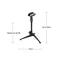 Universal Microphone Stand, Adjustable Mini Table Stand, Desktop Tripod, Mic Clip Holder, Portable Lightweight Bracket
