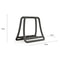 Universal Foldable Tablet Stand, Vertical Laptop Dock, Desktop Stand for Macbook Air, Pro, iPad, Dell Notebook Holder