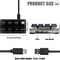 Programmable USB Keyboard, 8 Keys Shortcut Keypad, Small Mechanical Keycaps Keyboard, One Handed Work Hotkey Pad