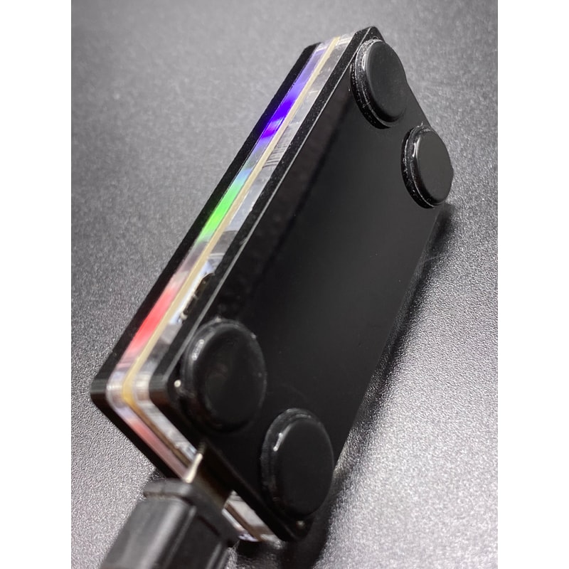 Programmable Mini Keyboard, 3 Key Mechanical RGB Keypad, Shortcut Cut Copy Paste Ctrl X C V, Macro OSU Keypad for Gaming