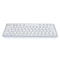 Super Slim Bilingual Bluetooth Keyboard, Portable Wireless Keyboard, Scissor Switch Stable Connection for Laptop