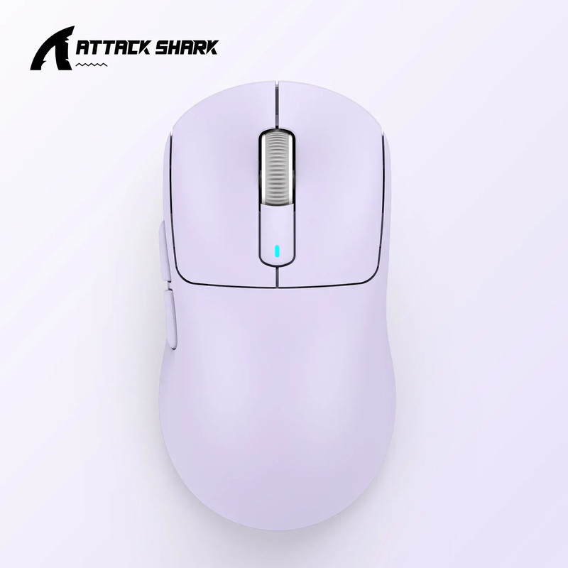 Lightweight Macro Gaming Mouse, X3 PixArt Bluetooth Mouse, 2.4G Tri Mode Connection, Adjustable DPI, 650IPS Speed