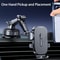 Universal Dashboard Holder, 360 Rotatable Suction Cup Stand, Anti Vibration Car Phone Mount for Pickup Truck SUV