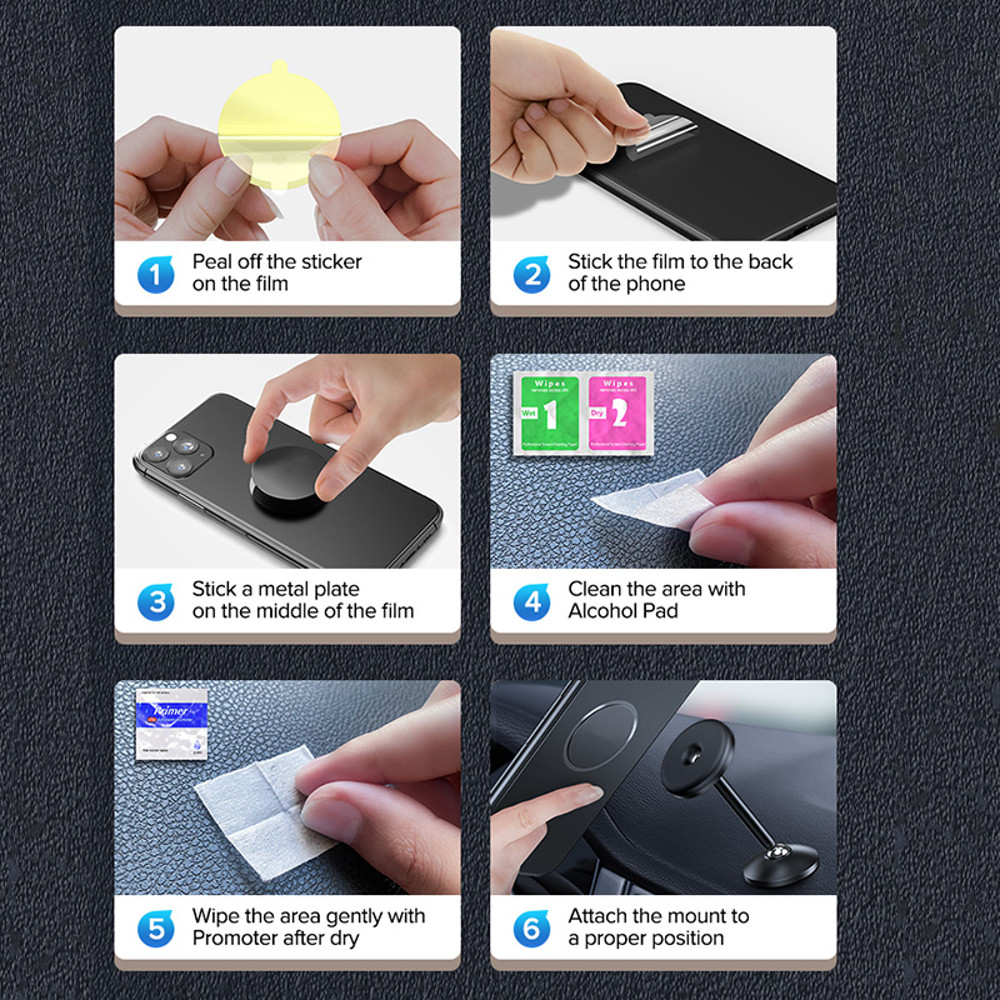 Magnetic Phone Holder in Car Stand Magnet Cellphone Bracket Car Magnetic Holder for iPhone Huawei Xiaomi