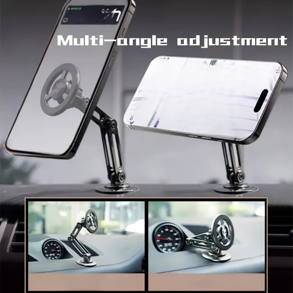 Magnetic Wall Mount Universal Car Phone Holder Rotatable Waterproof PC Material Compatible With All 2