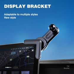display screen mobile holder base for car, gps mount universal ball head, sticker phone bracket for tesla model