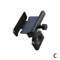 360 Rotatable Motorcycle Phone Holder, Aluminum Alloy Rearview Mirror Mount, Secure Adjustable Bracket for Mobile Device
