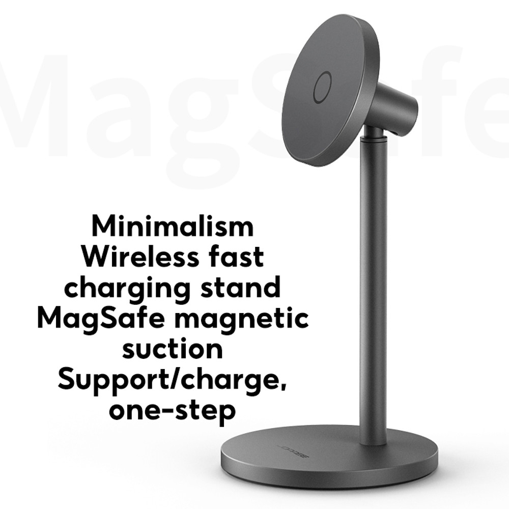 Wireless Charging Stand For Apple Magsafe Magnetic Phone Holder Fast Charging Vertical Base 1
