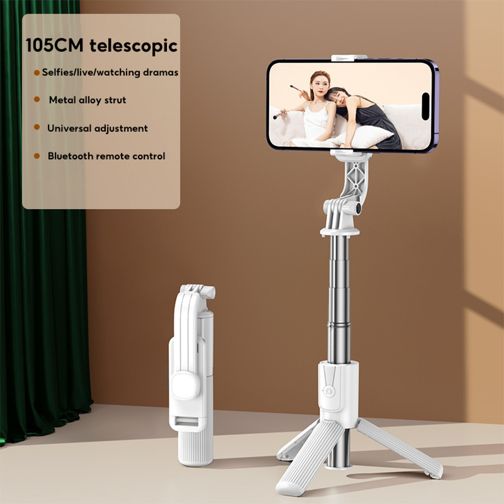 Bluetooth Shooting Tripod Antishake Selfie Stick Overhead Shot Stabilizer Handheld Mobile Phone Hol 5