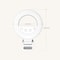 Portable LED Fill Light for Mobile Phones, Handheld Selfie Ring Mini Light, Desktop Live Broadcast and Outdoor Lighting.