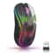 Gaming Mouse, Wireless RGB Backlit Mouse, Ergonomic 6 Button, Type C Rechargeable in Honeycomb Design
