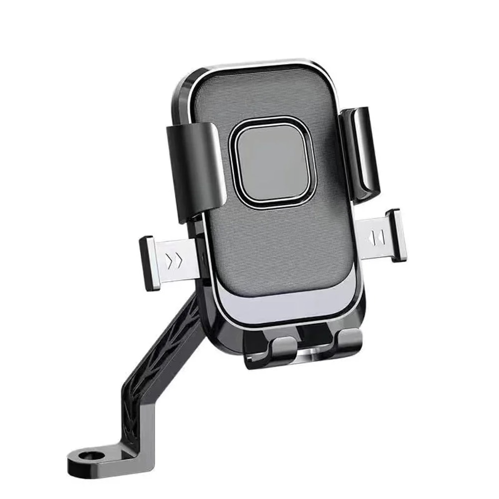 Free Rotation Mobile Phone Holder for Motorcycles Bicycles, Shockproof Navigation Bracket for Riding