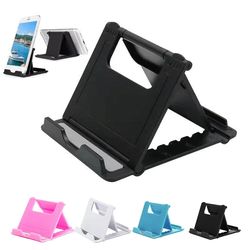 folding universal mobile phone stand, table adjustable holder, desktop bracket for smartphones