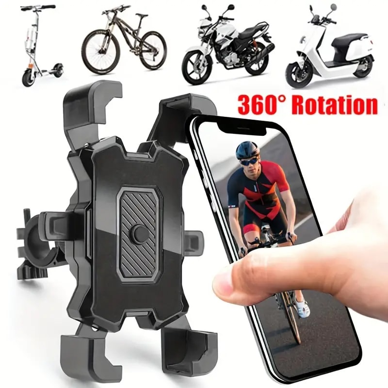 Motorcycle Mountain Bicycle Phone Holder Large Size Universal Handlebar Mount Fixed Frame For Bike 0