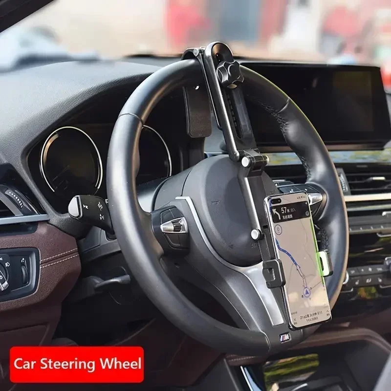 Free Rotating Sun Visor Phone Holder Multifunctional Car Cell Phone Holder Fits Almost All Smartpho 1