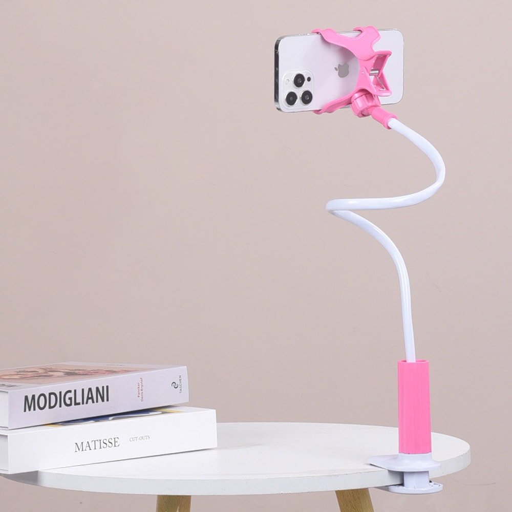 Flexible Long Arms Phone Holder Stand Lazy Bed And Headrest Clamp Mount Adjustable 360 Bracket For 7