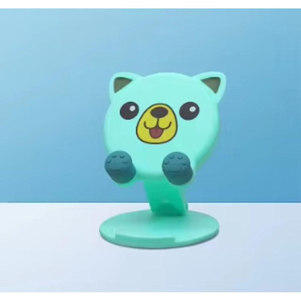 Cute Resin Animal Desk Stand Mobile Phone Holder Tablets Cat Dog Ornament For IPad Smartphone Home 5