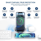 Wireless Charging Station Dock, Magnetic Charger Stand for Smartphones, MagSafe Fast Charge Base