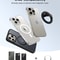 Finger Strap Phone Ring Holder, Magnetic Silicone Soft Grip for Magsafe iPhone 16, Universal Mac Safe Loop Stand Support