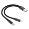 Data Cable Type C Micro Fast Charging Cable Y Splitter Fast Charging Cable For Almost All Latest Sm 1
