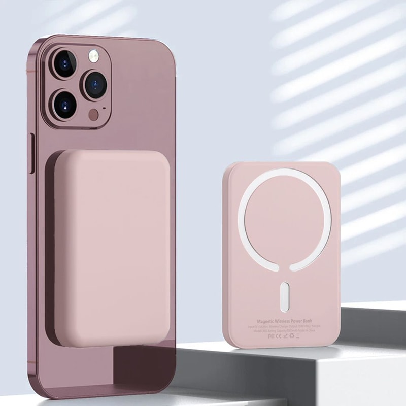 Portable Magsafe Power Bank Wireless Charger For IPhone Auxiliary Spare External Magnetic Battery P 6