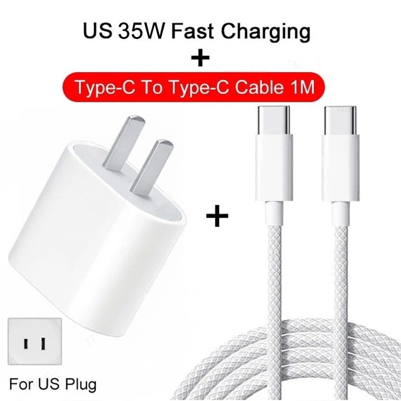 Quick Charger For IPhone For Apple Original 30W Type C Charger Mini Fast Chargin Cable 15