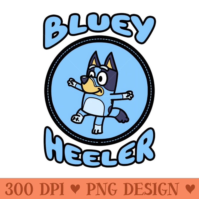 Bluey Heeler VI - PNG Downloadable Art - Popularity