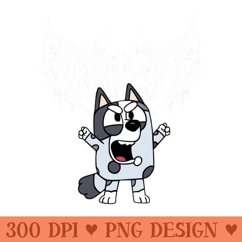 Muffin Black Metal Bluey - PNG Clipart - Popularity