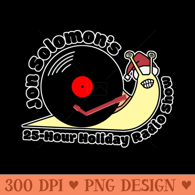 25-Hour Holiday Radio Show snail (with text) - PNG Design Downloads - Flexibility