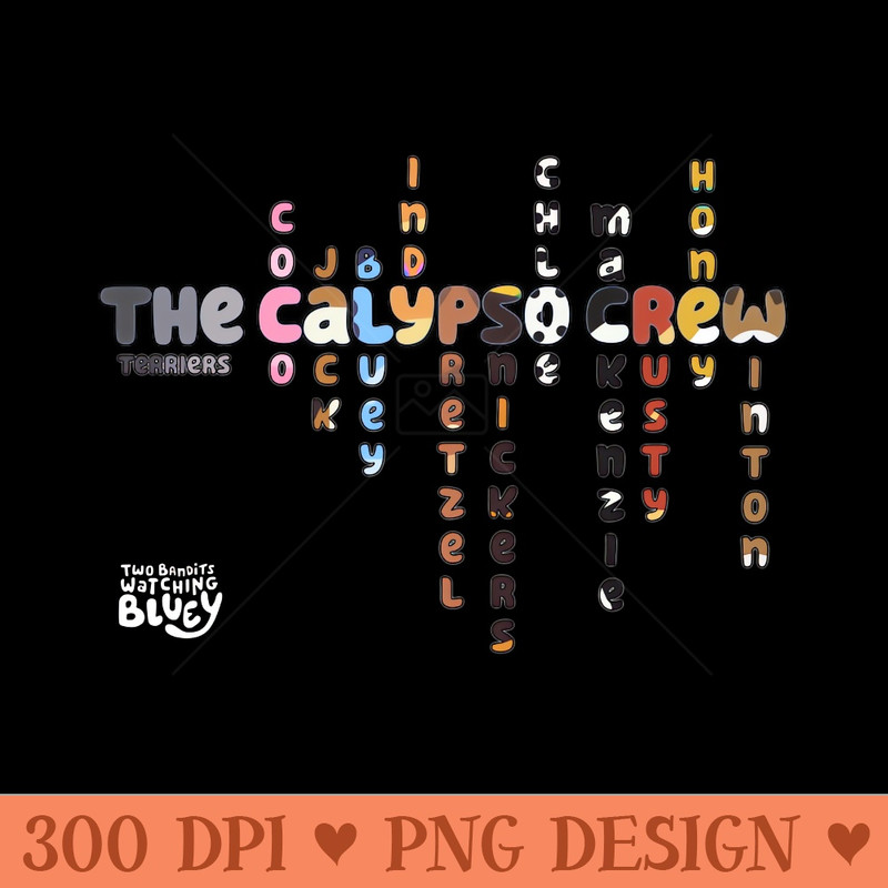 The Calypso Crew - PNG Download Pack - Good Value