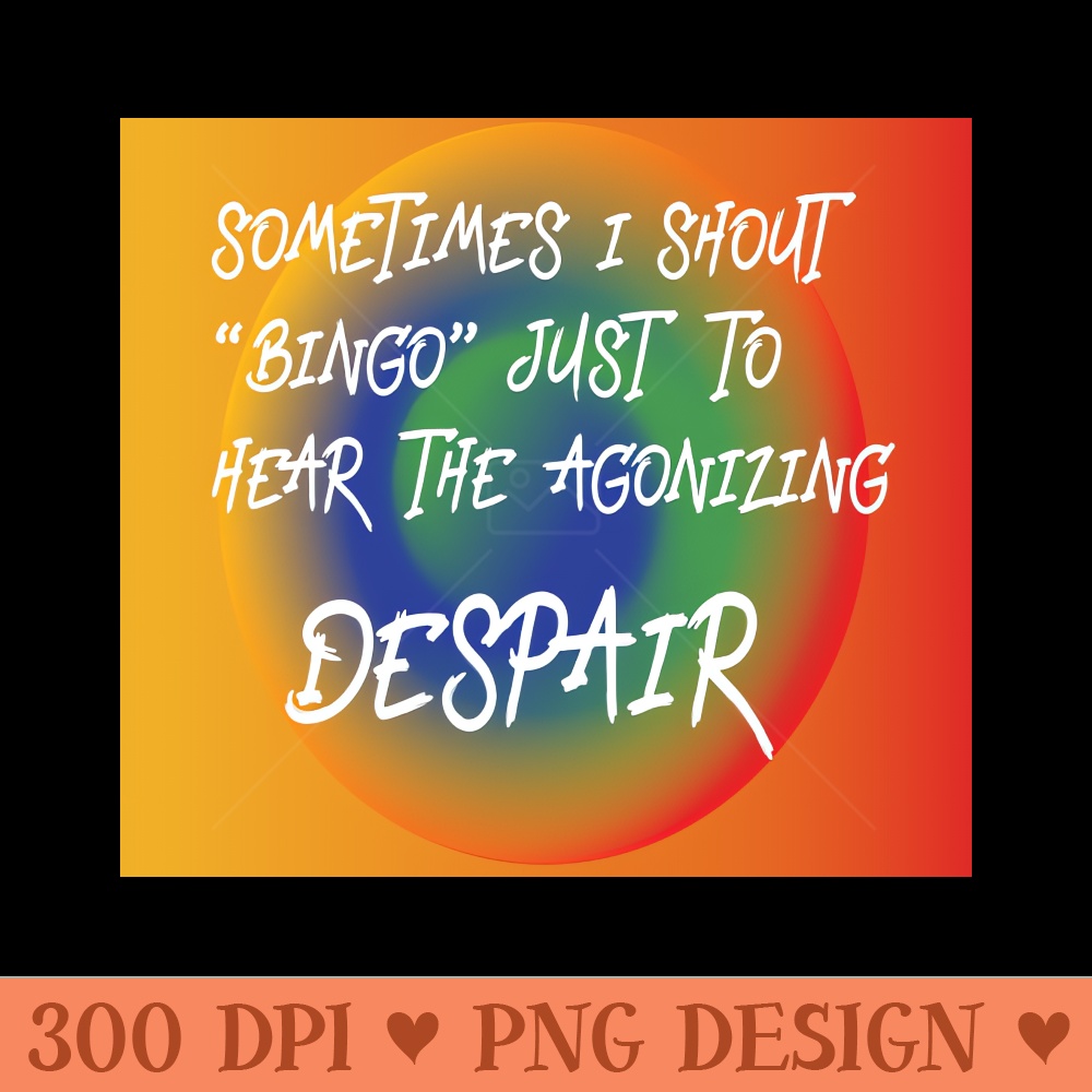 RAINBOW RECTANGLE BINGO DESPAIR - PNG Download Store - Variety
