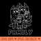 Bluey Family Text White - Digital PNG Download - Popularity