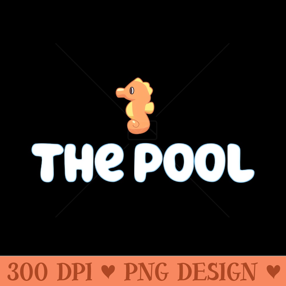 Bluey - The Pool - PNG Illustrations - Latest Updates