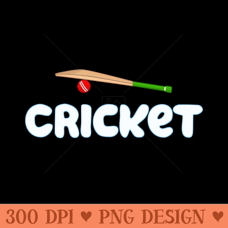 Bluey - Cricket - Free PNG Downloads - Good Value