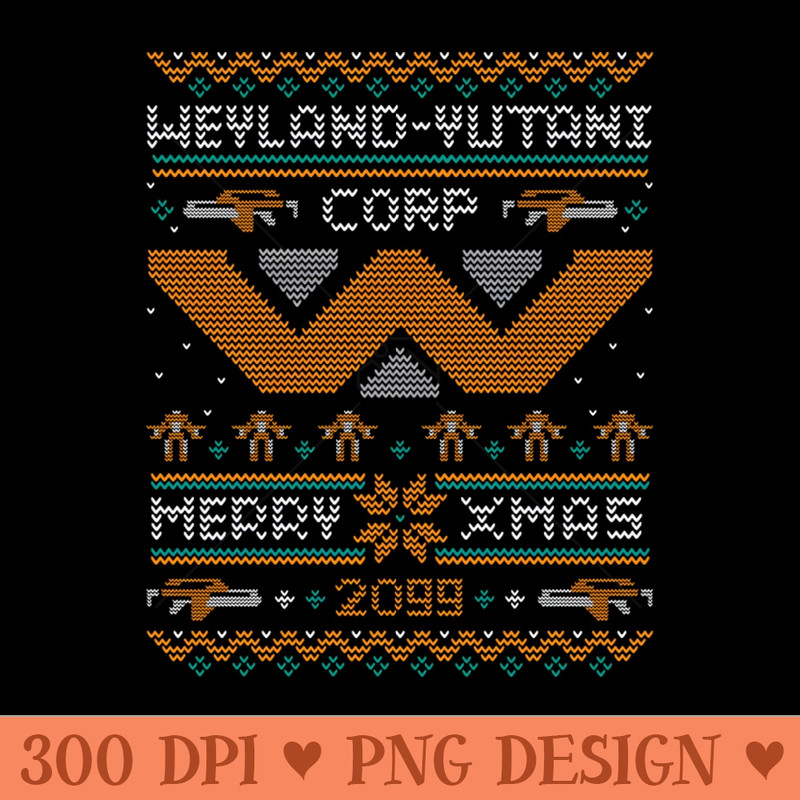 Happy Alien Xmas - PNG File Download - Customer Support