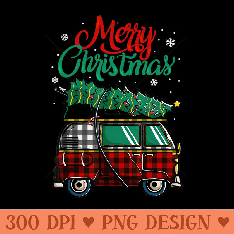 Christmas Camper Van - - Unique