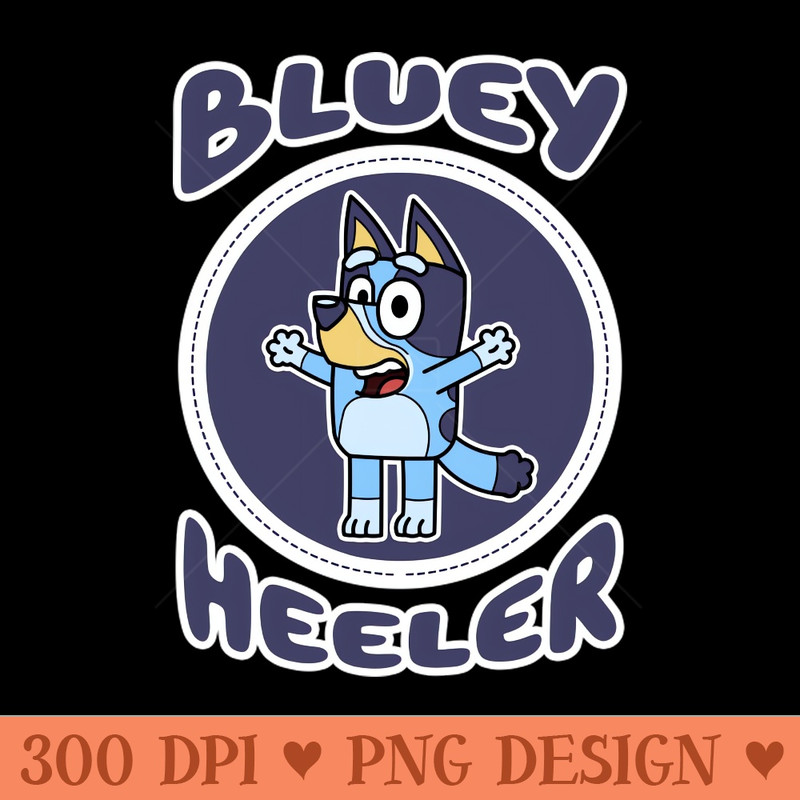Bluey Heeler - Transparent PNG - Good Value