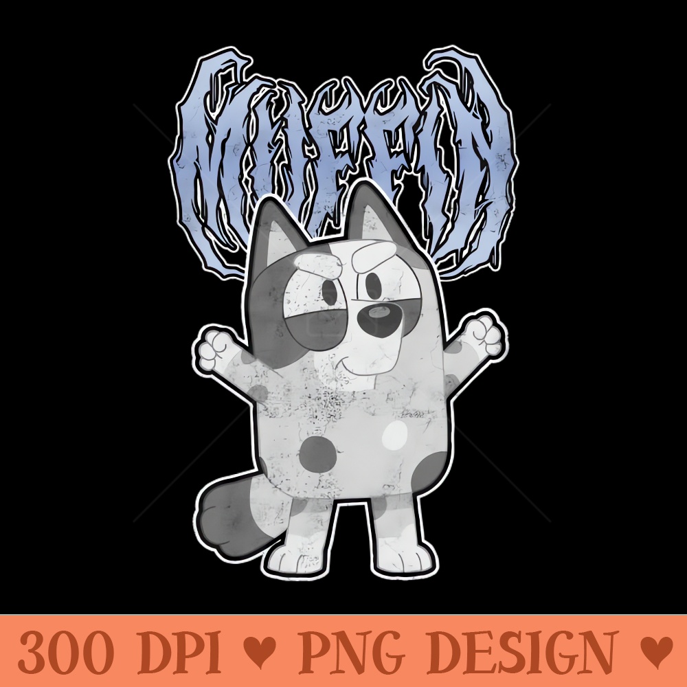 Metal Muffin Pose - PNG Printables - Good Value