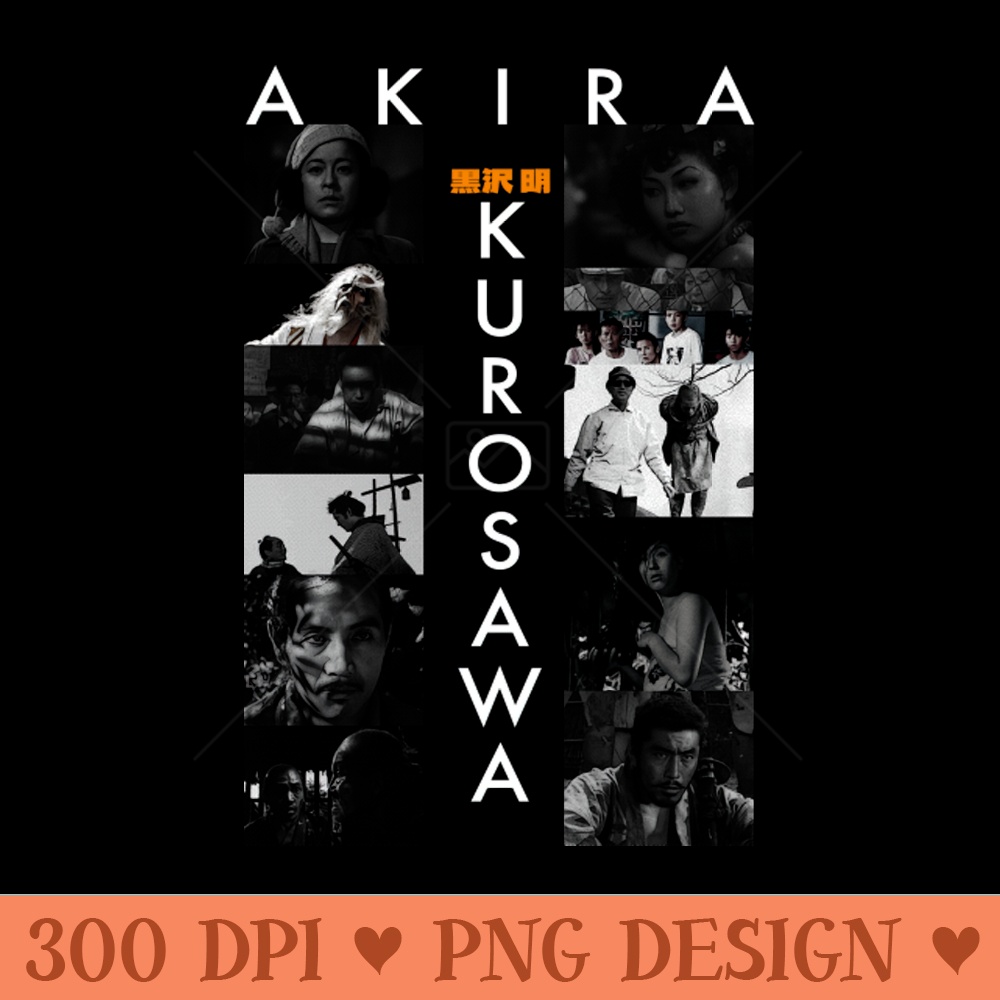 Kurosawa - Sublimation PNG - Professional Design