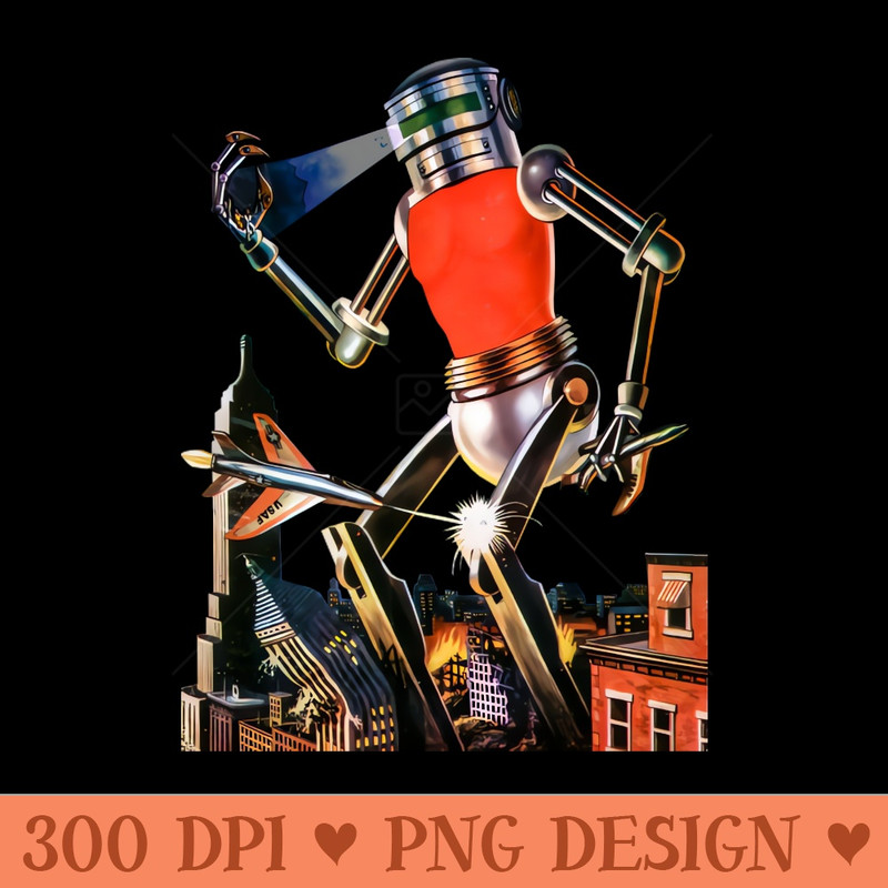 Giant Robot City Rocket Plane Retro Comic Vintage The Metal Emperor Imaginative Tales Book Old - PNG Download Library - Unique