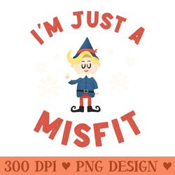 just a misfit - png clipart