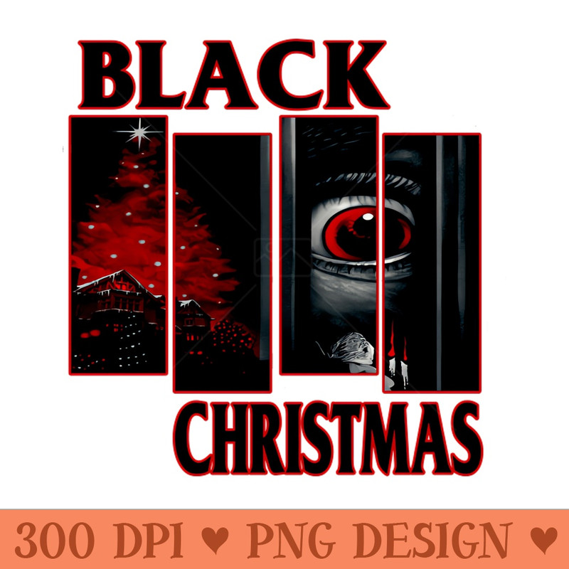 Black Christmas (Red Version) - PNG Downloadable Art - Flexibility