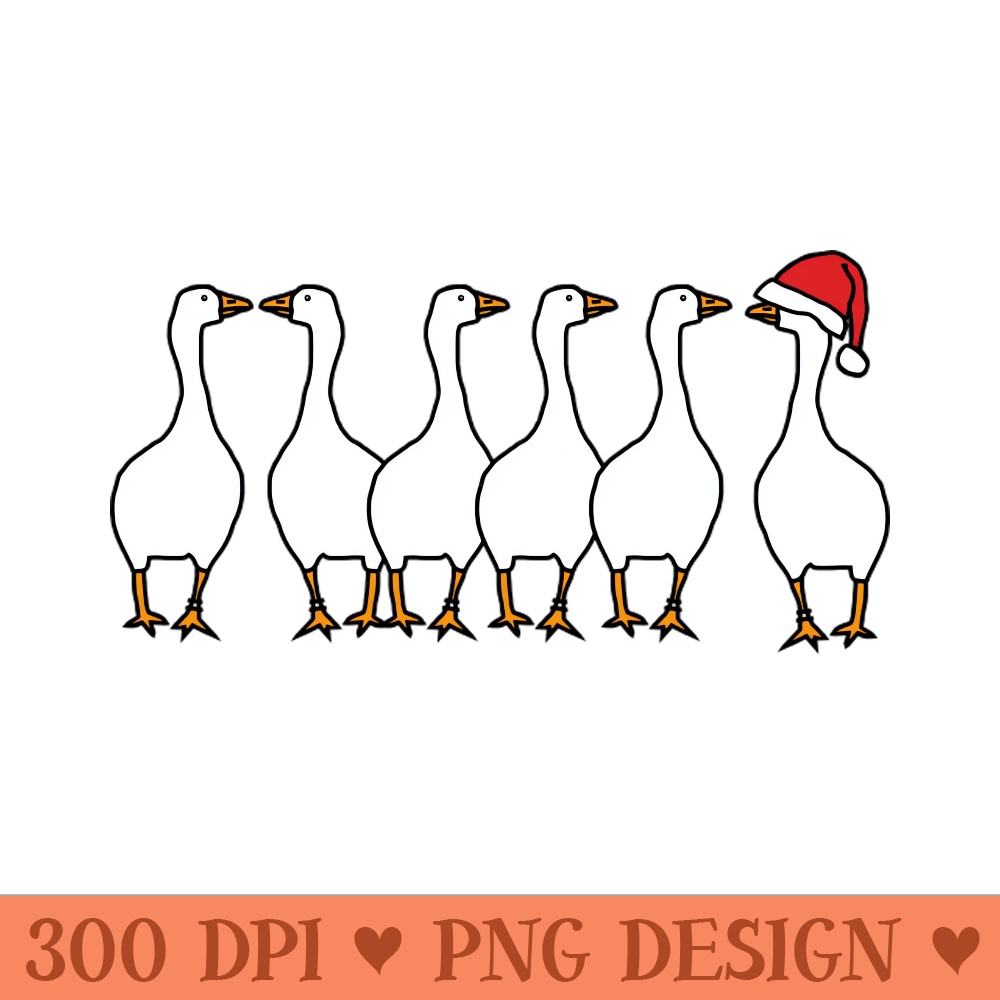 Christmas Six Geese A-Laying - PNG Download Library - Popularity