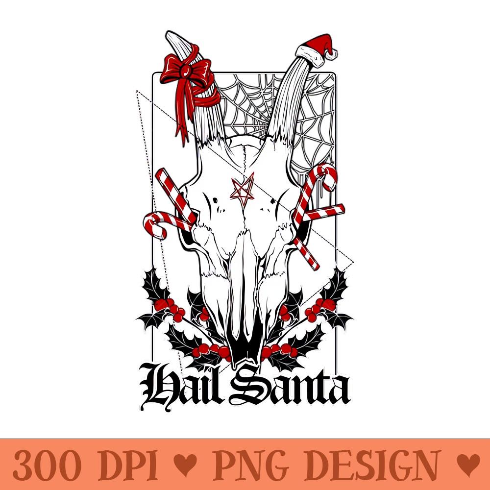 Hail Santa! - PNG Artwork - Professional Design