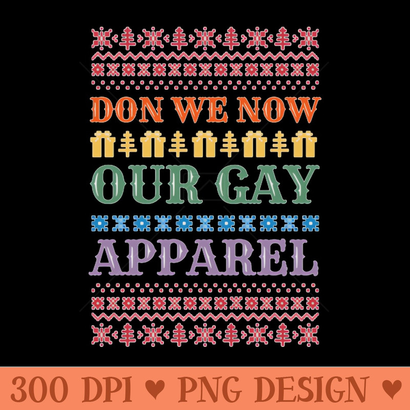 Gay Apparel - PNG Graphics - Professional Design